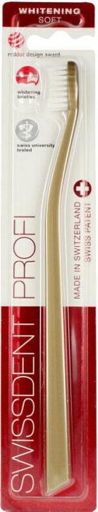 Actual product image Swissdent Whitening Zahnbürste gold (Soft, 1 x)