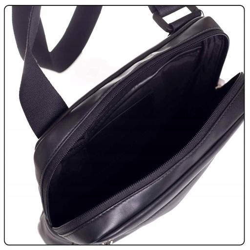 Actual product image Calvin Klein Mens Monogram Soft Reporter22 Crossovers, Black, One Size (100% Polyurethanes)