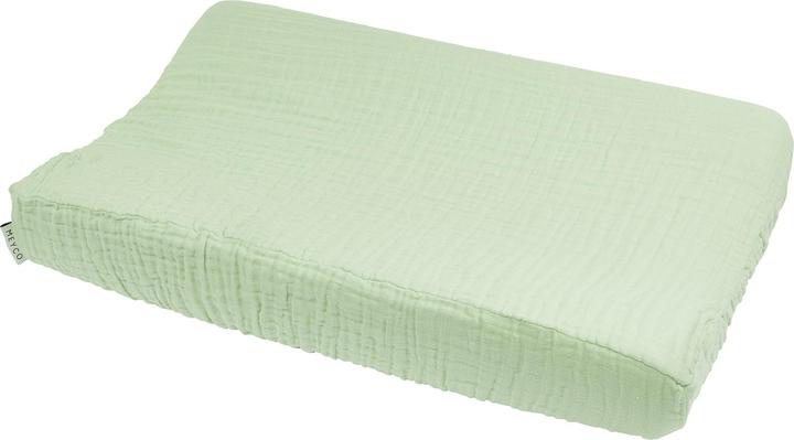 Produktbild Meyco hydrofiele Wickelauflagenbezug prewashed uni soft green (50 x 70 cm)