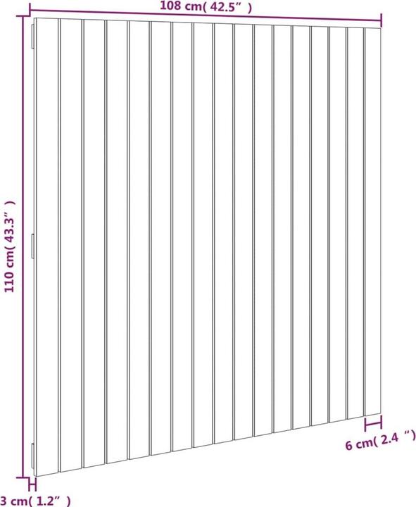 Immagine prodotto VidaXL Chloé (108 x 3 x 110 cm)