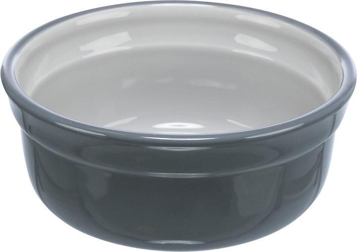 Actual product image Trixie Bowl, ceramic, 1.6 l/ø 20 cm, grey/light grey (1.60 l)
