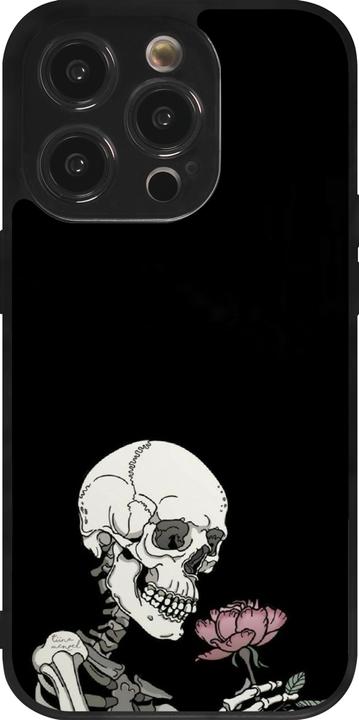 Immagine prodotto PhoneLook Coque Silicone rigide noir Halloween 2023 rosa e scheletro (Apple iPhone 14 Pro)