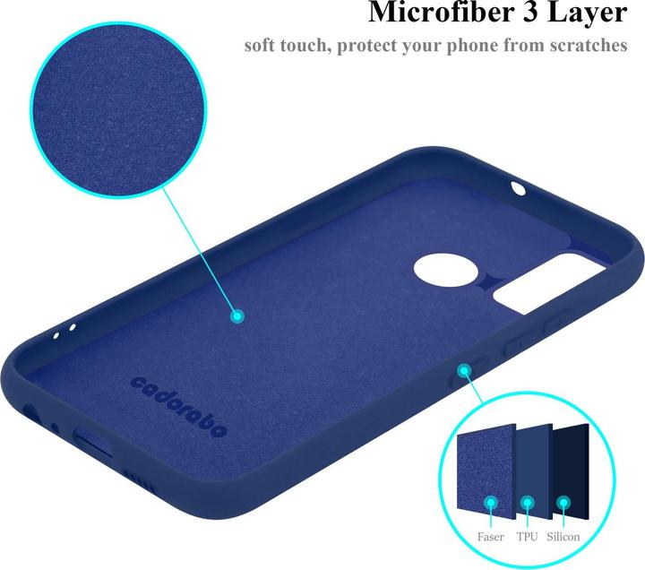 Produktbild Cadorabo TPU Liquid Silicone Case Hülle für Huawei P SMART 2020 (Huawei P Smart (2020))