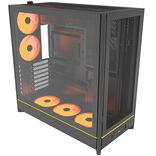 Produktbild Montech HS01 PRO (schwarz, Tempered Glass)