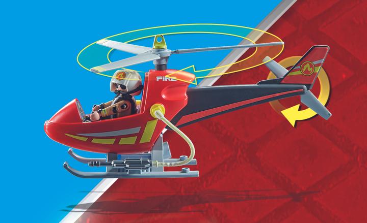 Actual product image Playmobil Fire brigade helicopter (71195, Playmobil City Action)