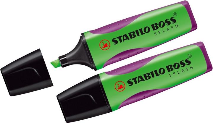 Actual product image STABILO BOSS SPLASH highlighter (Green, 2 mm, 1 x)