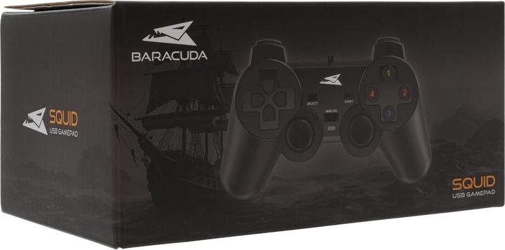 Actual product image Baracuda Gamepad SQUID PC/PS3/PS4, Black (BGP-011) (PC)