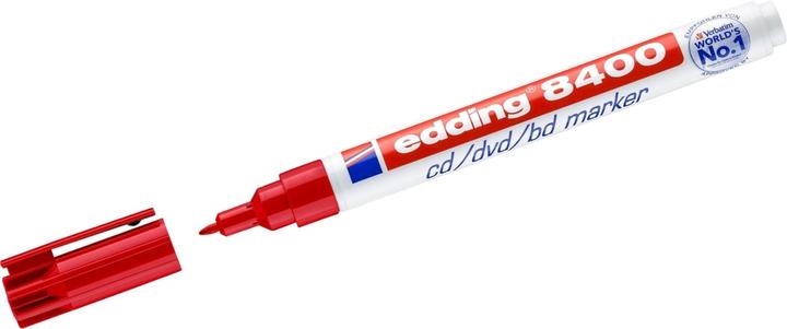 Produktbild Edding CD/DVD/BD Marker 8400 (Rot, 0.50 mm, 1 x)