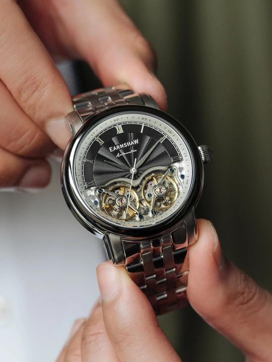 Produktbild Thomas Earnshaw ES-8255-11 Longitude Double Barrel Automatik 42mm (Analoguhr, 42 mm)