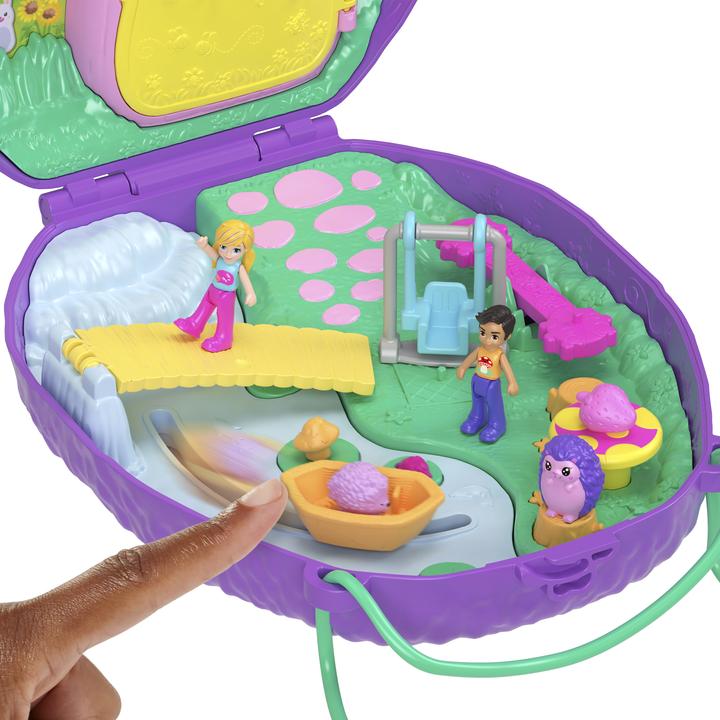 Actual product image Polly Pocket Igel-Mama & Baby Schatulle