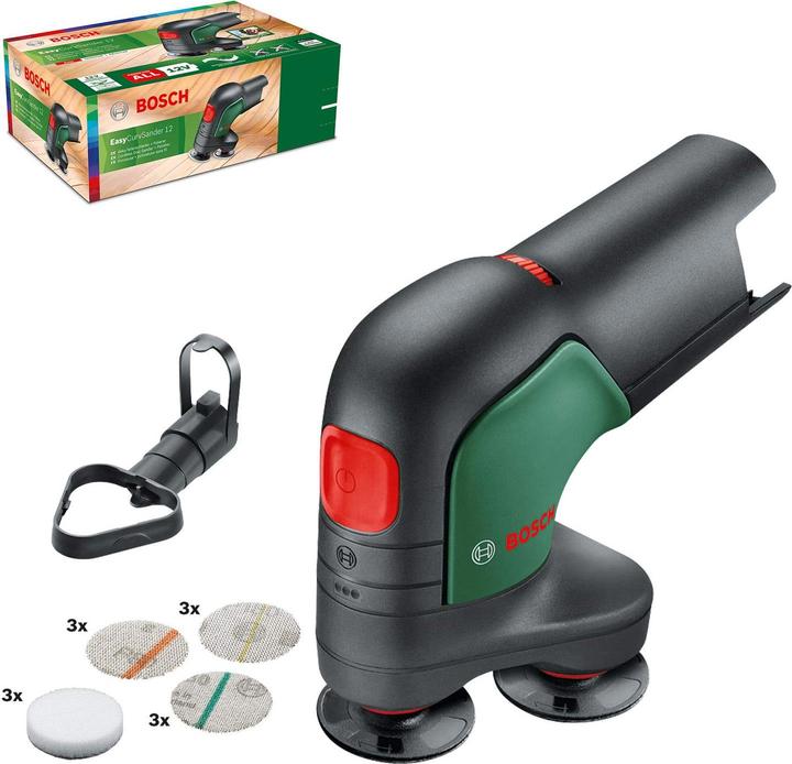 Actual product image Bosch Home & Garden EasyCurvSander12 Solo (Eccentric grinder, 12 W)