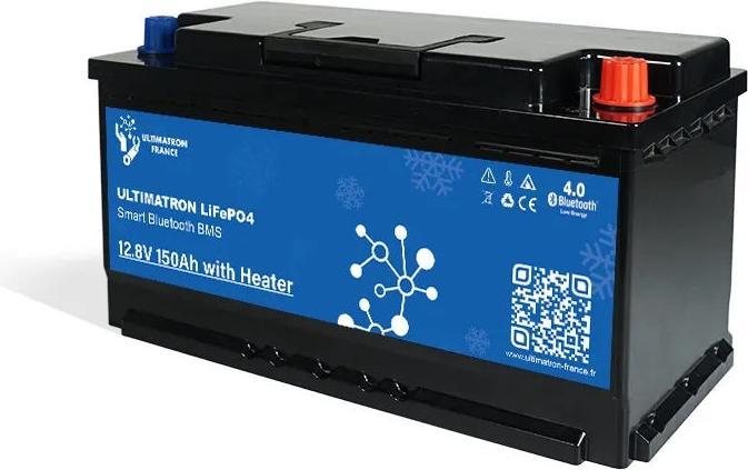 Produktbild Ultimatron ULS-12V-150Ah LiFePO4 Versorgungsbatterie (Heater) (12 V, 150 Ah)