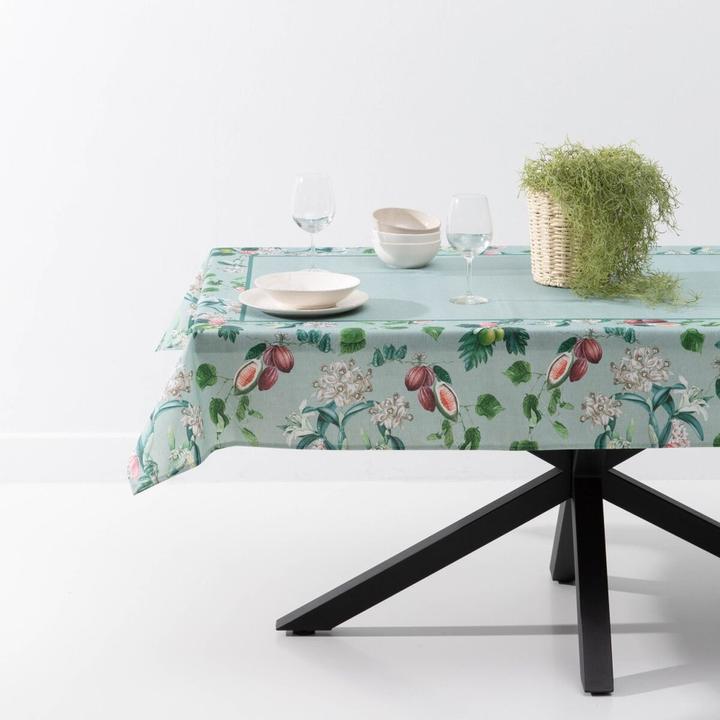 Produktbild Natec Tischdecke türkis Polyester 100 % Baumwolle 140 x 240 cm (140 x 240 cm)