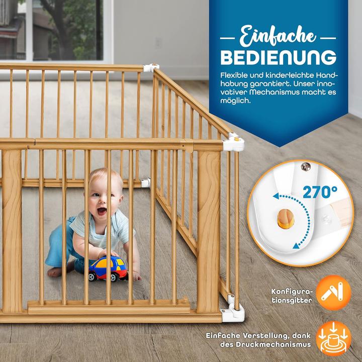 Produktbild Kiduku Laufgitter (720 cm, Kiefer)