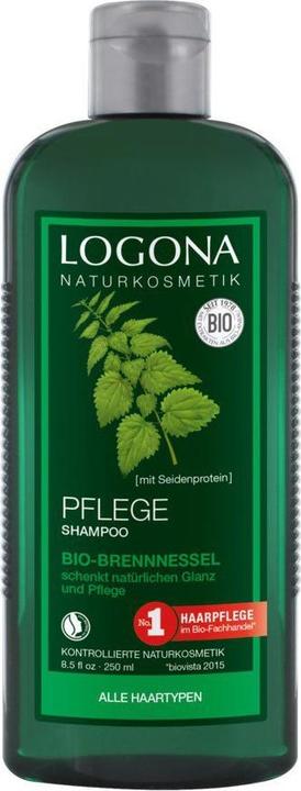 Image du produit Logona Shampooing Brillance à L’ortie (250 ml, Shampoing liquide)