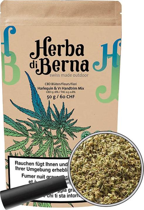 Produktbild Herba di Berna V1 & Harlequin Indoor Handtrim Mix (50 g, Indoor)
