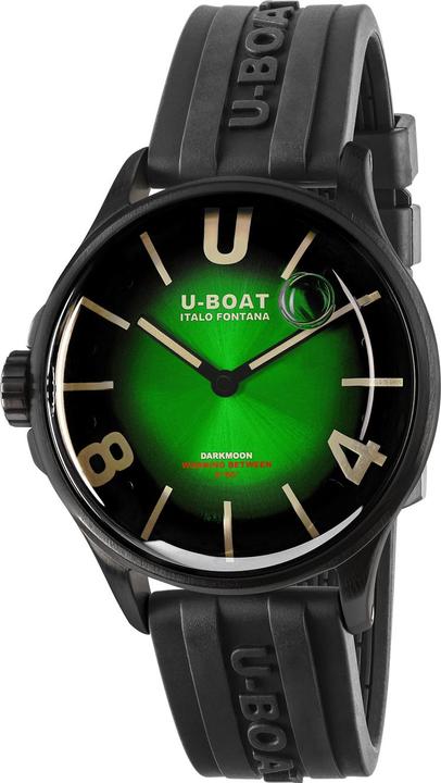 Immagine prodotto U-Boat 9503 Orologio da uomo Darkmoon Green PVD Soleil 40mm 5ATM (Orologio da polso analogico, 40 mm)