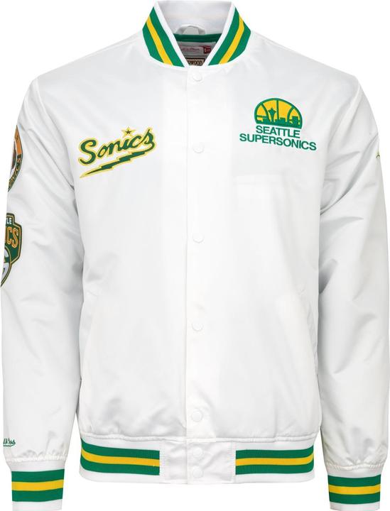 Mitchell & Ness City Lightweight Satin Jacke Seattle SuperSonics - M (M)