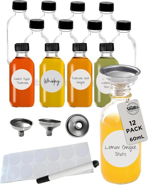 Image du produit Smiths Mason Jars Mini Glasflaschen Set (0.06 l)