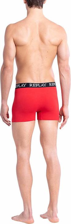 Actual product image Replay Trunk BOXER Style 01/C Basic Cuff Logo im 2er Pack (M, pack of 2)
