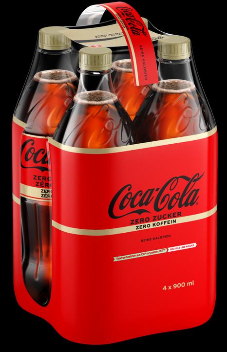 Produktbild Coca Cola Zero koffeinfrei (4 x 90 cl)