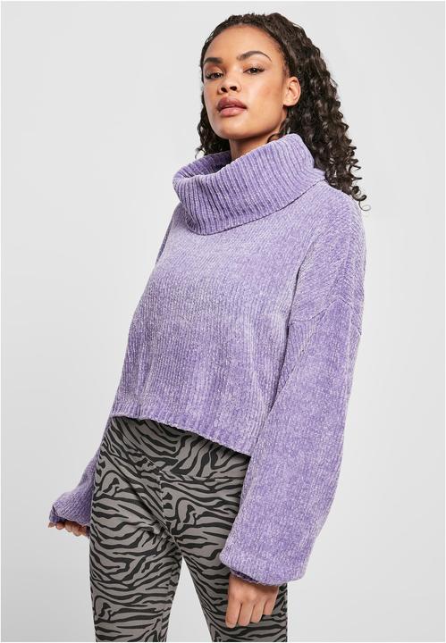 Immagine prodotto Urban Classics Maglione corto da donna con collo alto in ciniglia - 13801 (4XL)