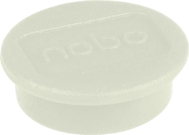 Produktbild Nobo Magnet rund 24mm 1915294 weiss 10 Stück (10 x)