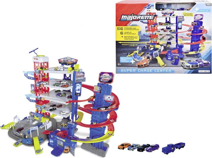 Actual product image Majorette Super Chase Center+5 vehicles