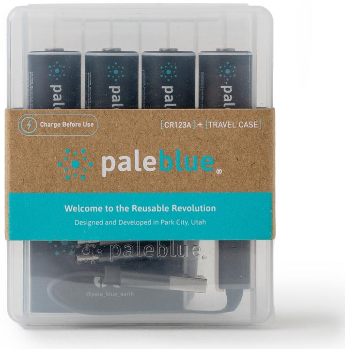 Pale Blue Pile CR123 (4 pcs, CR123A, 860 mAh)