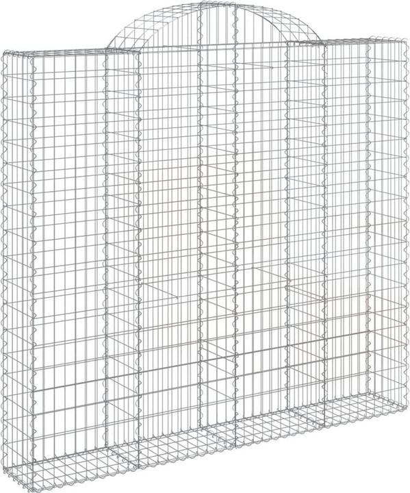 Produktbild VidaXL Gabionen mit Hochbogen 11Stk. 200x50x180/200cm Verzinktes Eisen