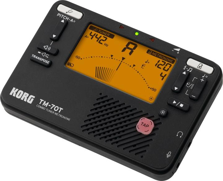 Image du produit Korg Accordeur TM-70 Set Noir, Caractéristiques
