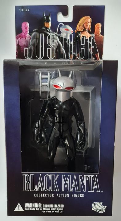 Actual product image DC Direct Justice League Series 2 action figure Black Manta