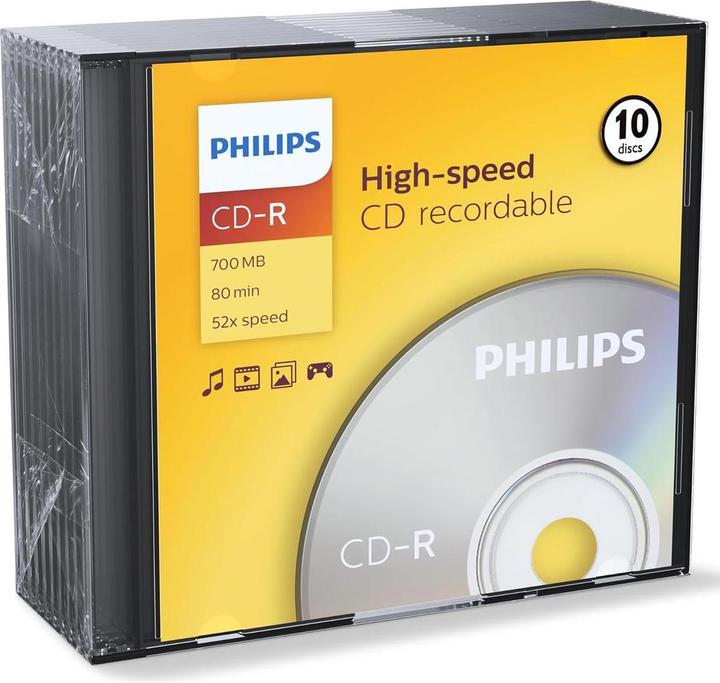 Image du produit Philips Cd-R (10 x)