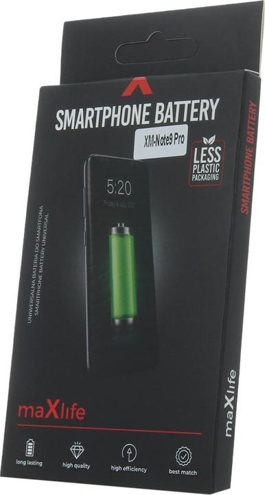 Immagine prodotto Maxlife batteria per Xiaomi Note 9 Pro BN53 5020mAh