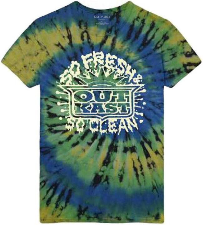 Universal Textiles Unisex Adult So Fresh So Clean Tie Dye Cotton T-Shirt