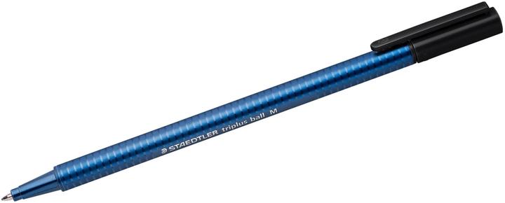Produktbild Staedtler Kugelschreiber triplus ball 437 M, schwarz (Blau, 1 x)