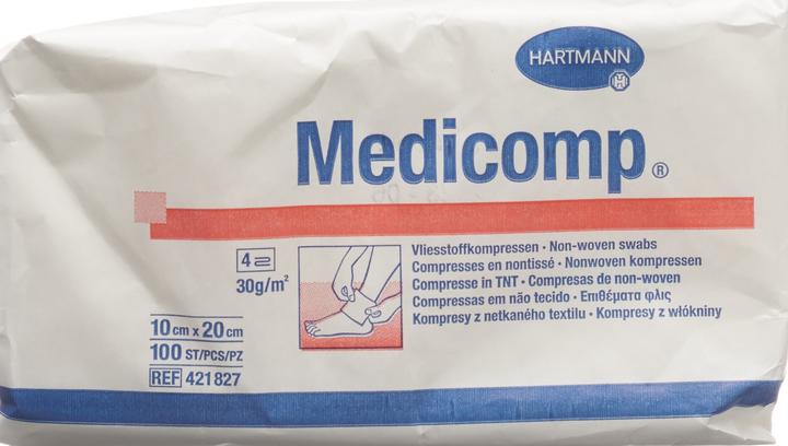 Actual product image Medicomp Vlieskompr 10x10cm n st (100 x)