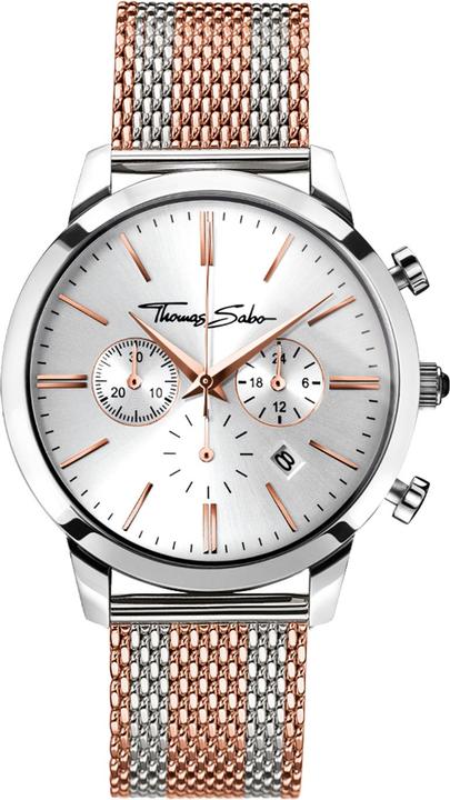 Produktbild Thomas Sabo Herrenuhr Rebel (Chronograph, 4.20 mm)