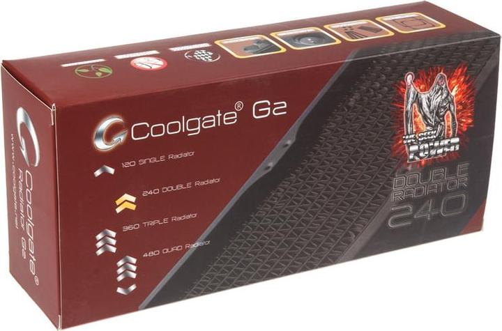 Actual product image Coolgate G2 Radiator 10 FPI (120 mm)