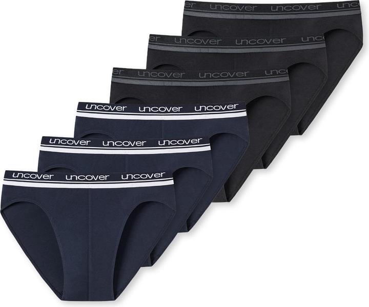 Uncover by Schiesser 6er Pack Basic Rio Slip / Unterhose