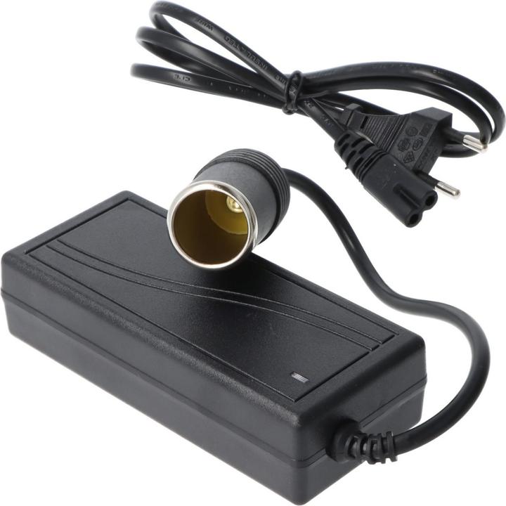 Actual product image AccuCell Spannungswandler 12 Volt Kühlboxen, 100-240V AC auf 12V DC mit Zigarettenanzünder