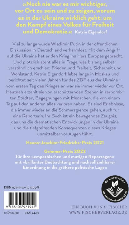 Actual product image Putins Krieg – Wie die Menschen in der Ukraine für unsere Freiheit kämpfen (German, Katrin Eigendorf, 2022)