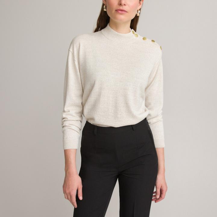 Immagine prodotto Anne Weyburn Maglia a maglia fine con collo alto (36, 38)