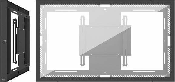 Produktbild SMS 55L/P Casing Wall G2 BL - 139,7 cm (55 Zoll) - 200 x 400 m
