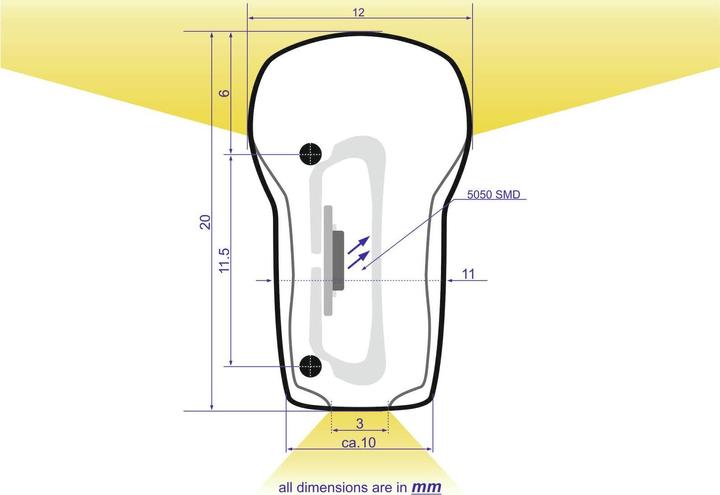 Produktbild Eurolite LED Neon Flex 230V Slim warmweiss 100cm
