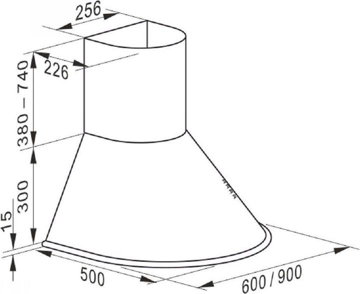 Image du produit Kaiser A 6423 BE Eco inkl.Umluftset (Hotte murale)