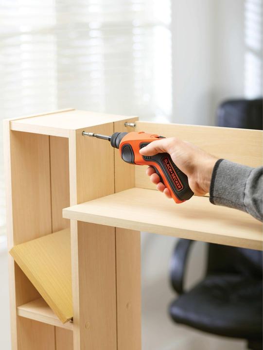 Actual product image Black & Decker 3.6 V 1.5 Ah LiIon cordless screwdriver (Rechargeable battery operated)