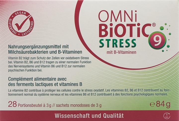 Actual product image Omni Biotic Stress sachet (28x3g) (1 Piece, Powder, 135 g)