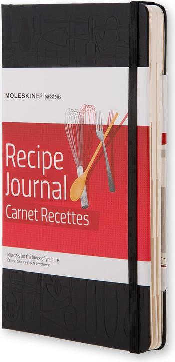 Produktbild Moleskine Passions Book Rezept Journal (A5, Blanko, Harter Einband)