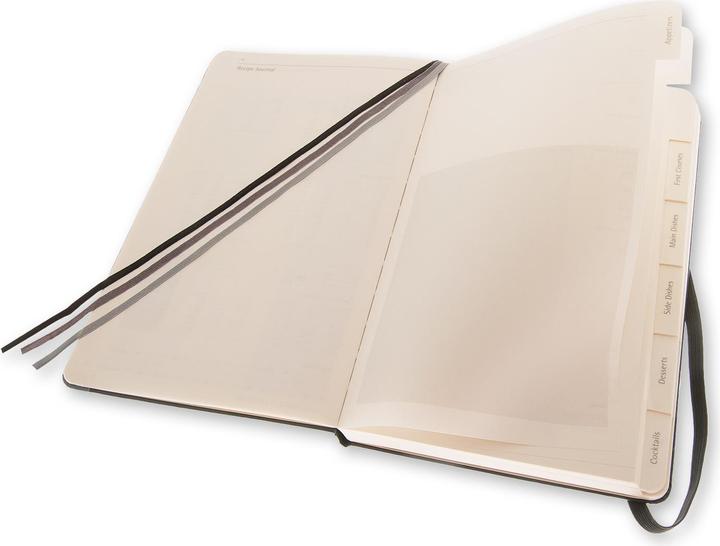 Produktbild Moleskine Passions Book Rezept Journal (A5, Blanko, Harter Einband)